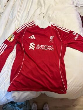 adidas Liverpool FC Red Long Sleeve Jersey